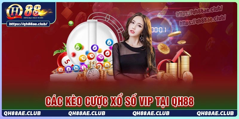Những kèo cược nổi bật trong xổ số vip tại Qh88